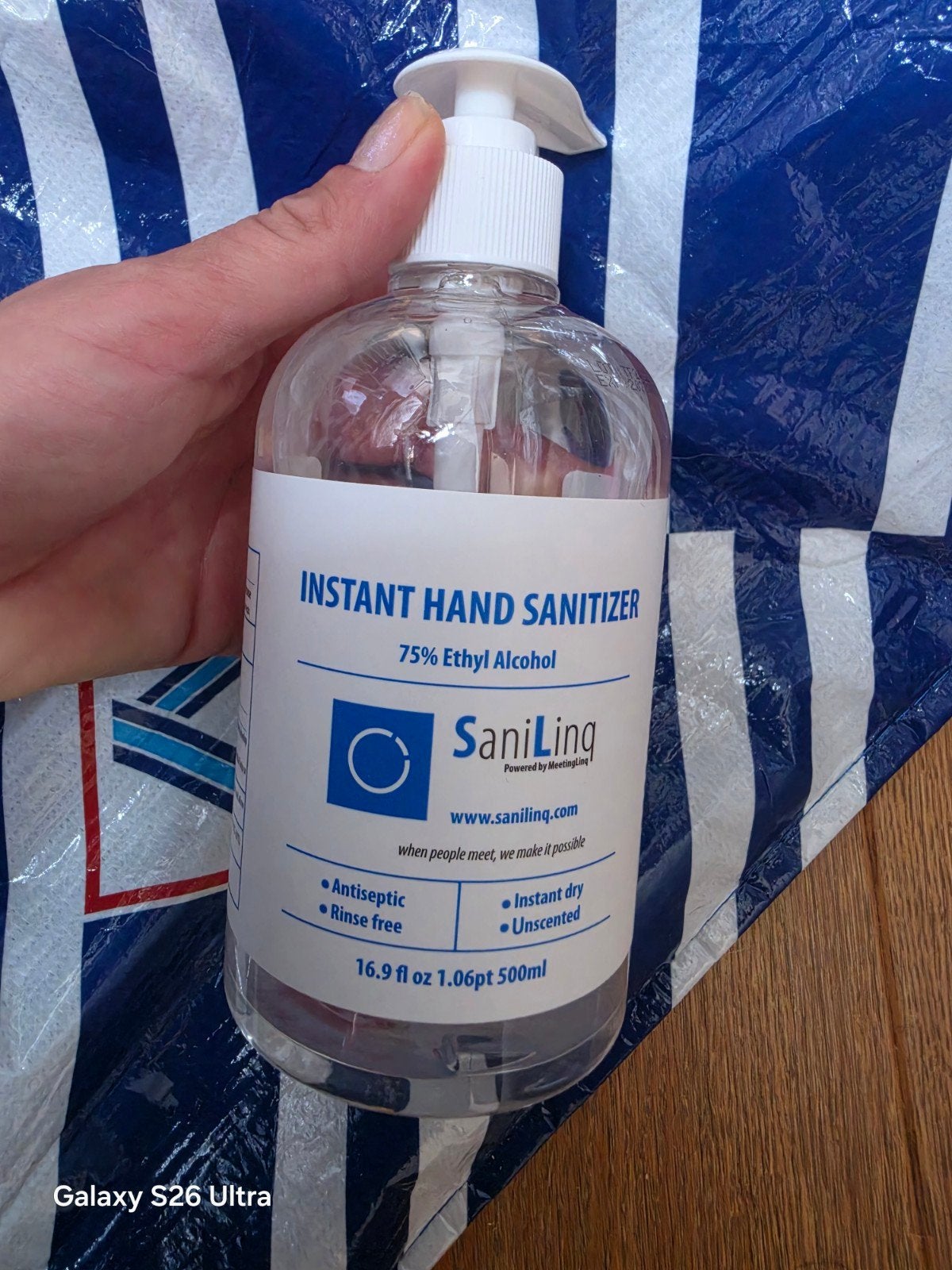 handgel desinfectie 500ml, Ophalen of Verzenden, Nieuw