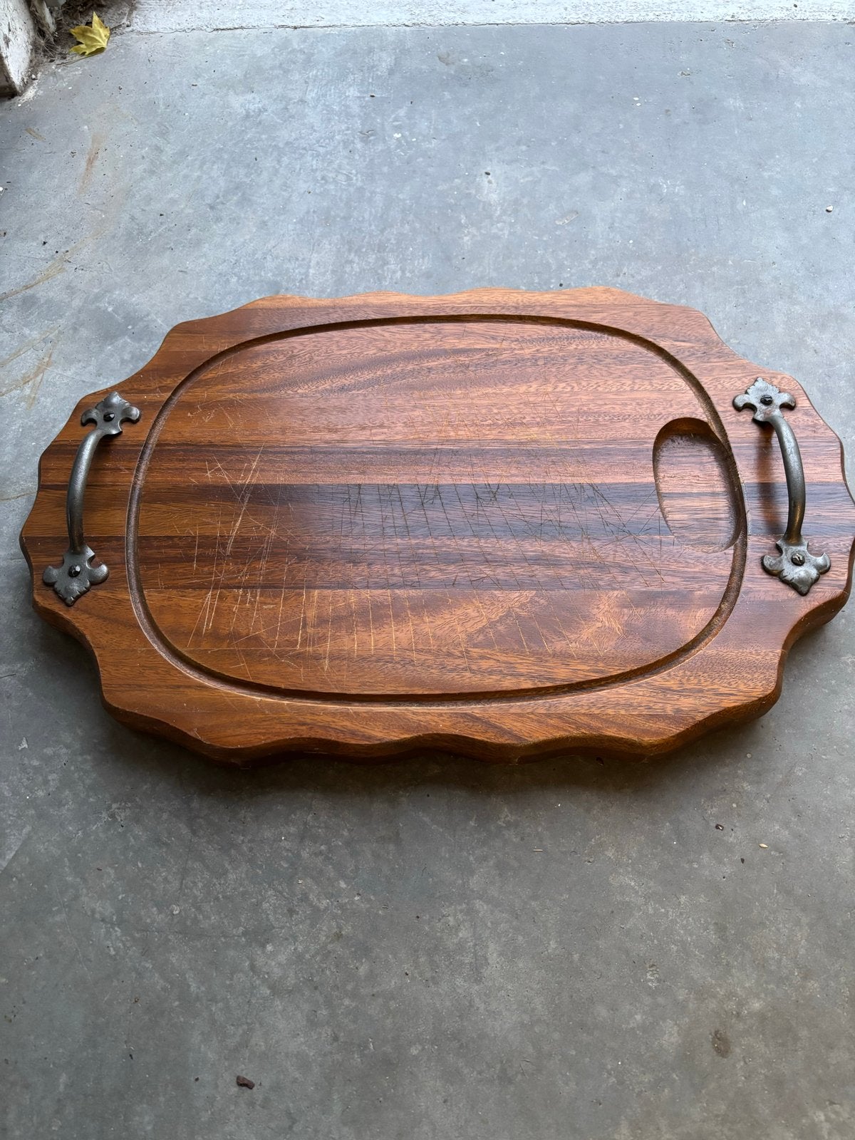 Massieve houten snijplank, Ophalen, Gebruikt, Hout, Snij-/serveerplank