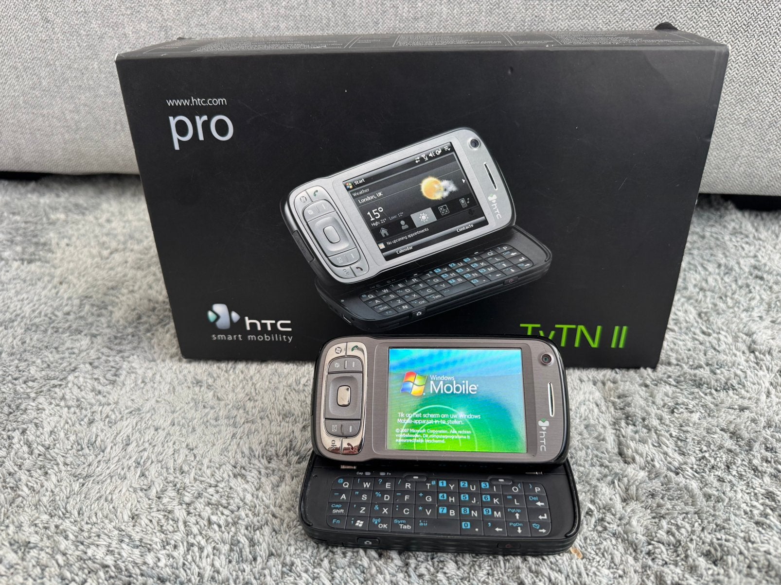 Unieke complete set: HTC TyTN II (Kaiser) Windows Mobile, HTC, Gebruikt, Ophalen of Verzenden, Zonder abonnement