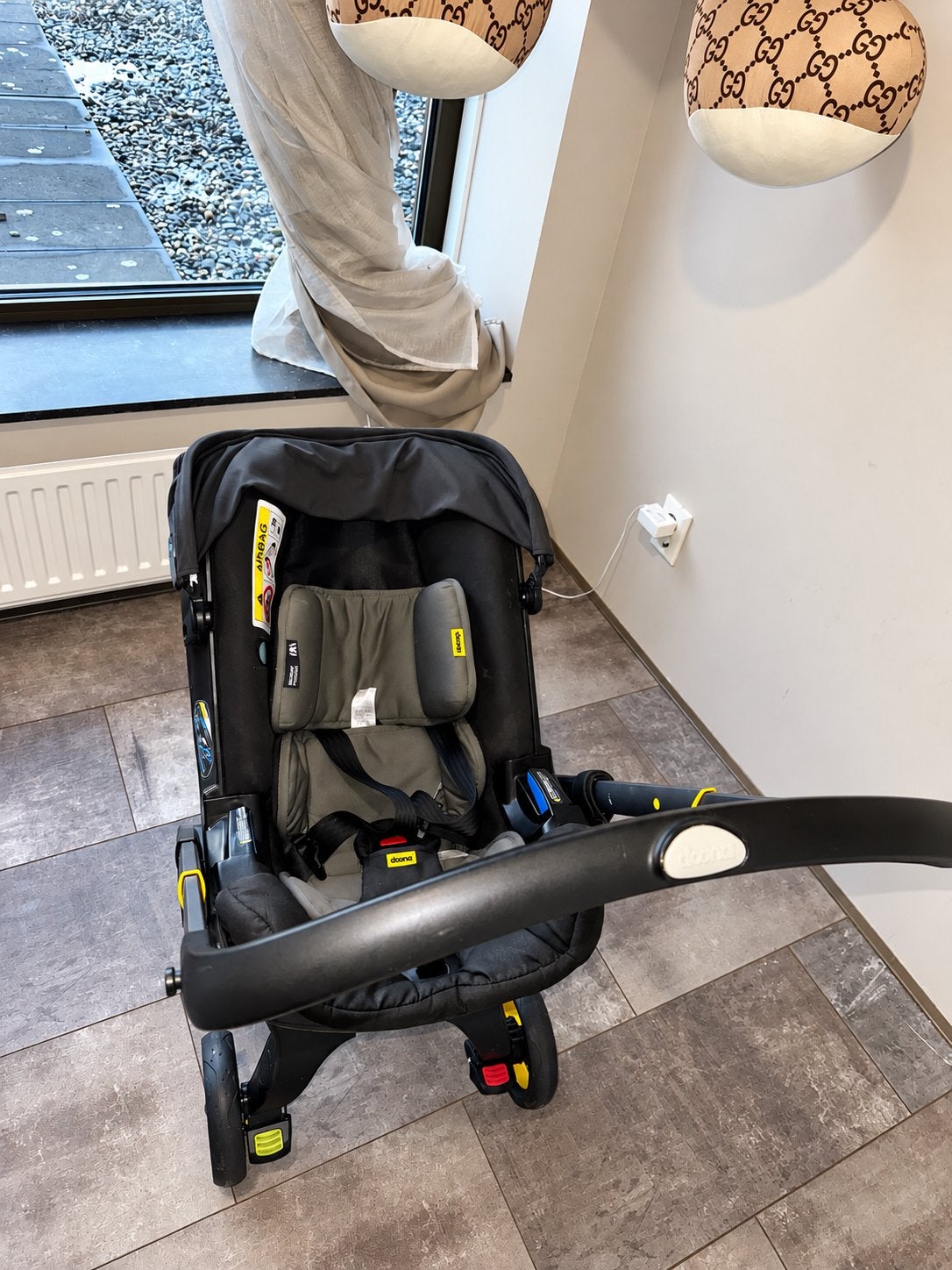 Doona + autostoel, Kinderen en Baby's, Ophalen, Zo goed als nieuw, Overige merken