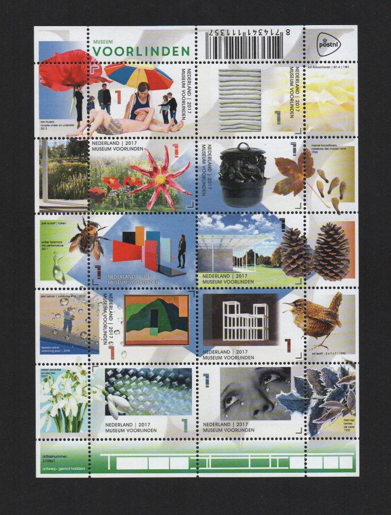 NVPH 3555-3564 Postfris 2017 Museum Voorlinden, Ophalen of Verzenden, Na 1940, Postfris