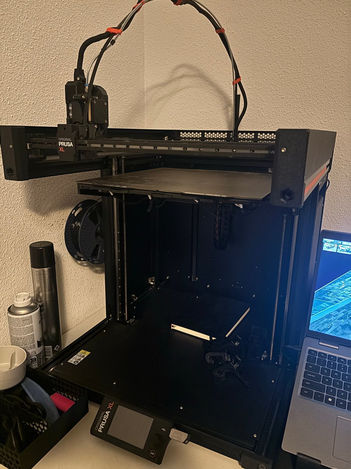 Prusa XL 3D-printer - Zo goed als nieuw, incl. 2 platen, Ophalen, Ingebouwde Wi-Fi, Zo goed als nieuw, Filament
