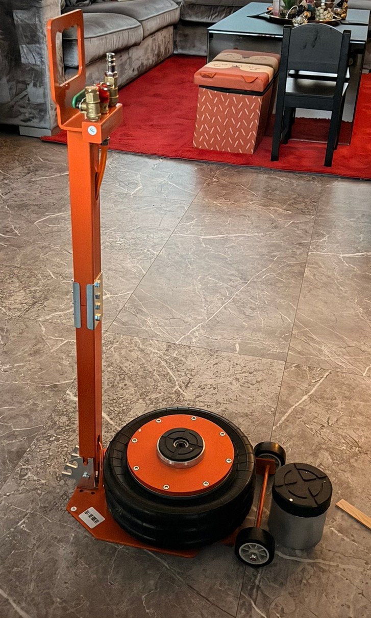 pneumatische krik + verlengstuk hoogte NIEUW, Ophalen, Zo goed als nieuw