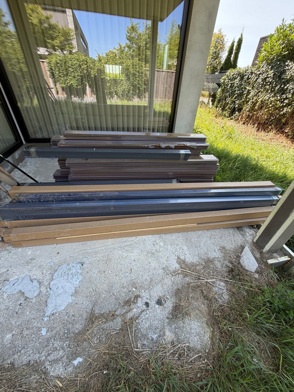 Nieuwe composiet planken voor terras of schutting, Ophalen, 25 tot 50 mm, Nieuw, Plank