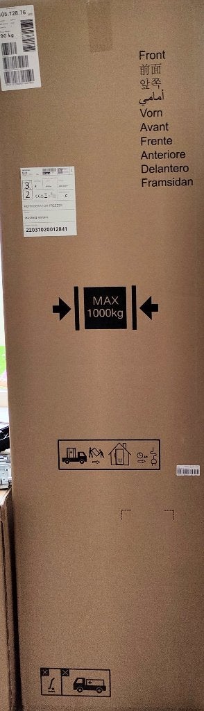 koelvriescombinatie. inbouw wit IKEA, Witgoed en Apparatuur, Ophalen, 200 liter of meer, Nieuw, 160 cm of meer