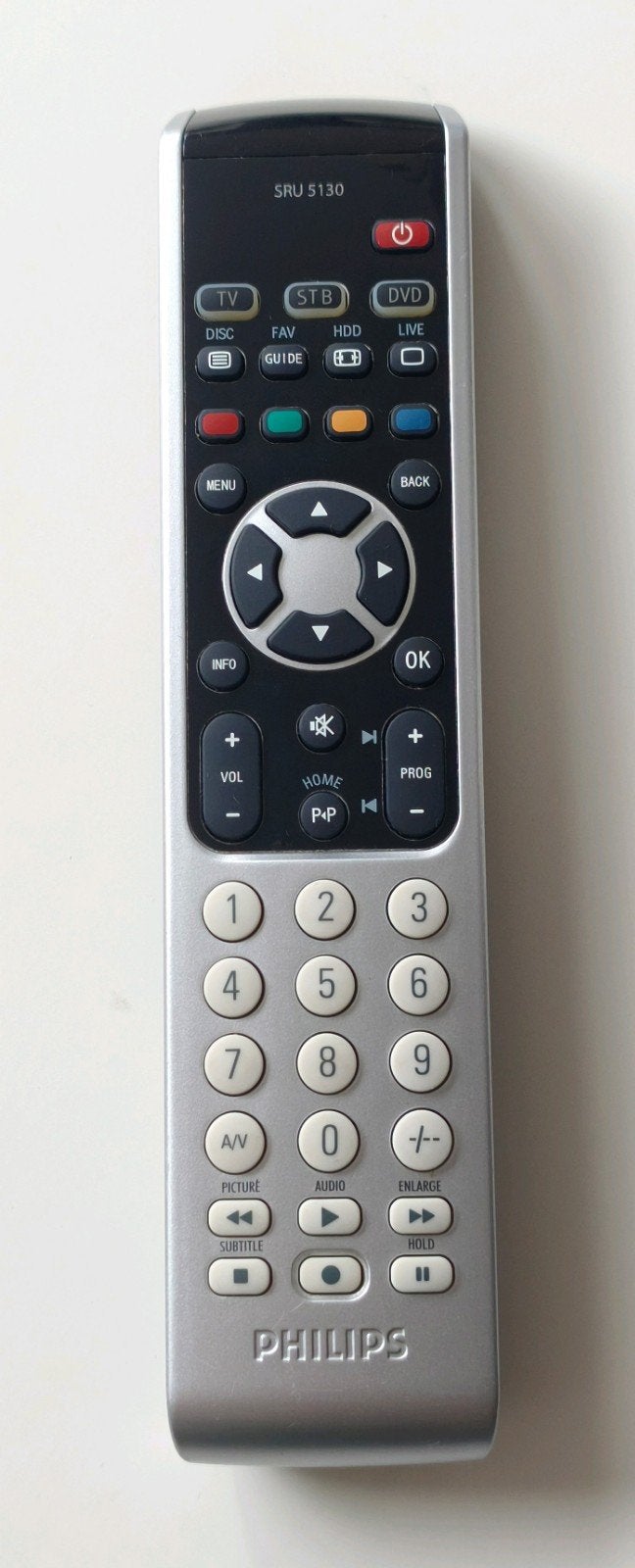 Philips SRU 5130 Universele Afstandsbediening, Ophalen of Verzenden, Gebruikt, Universeel, Dvd