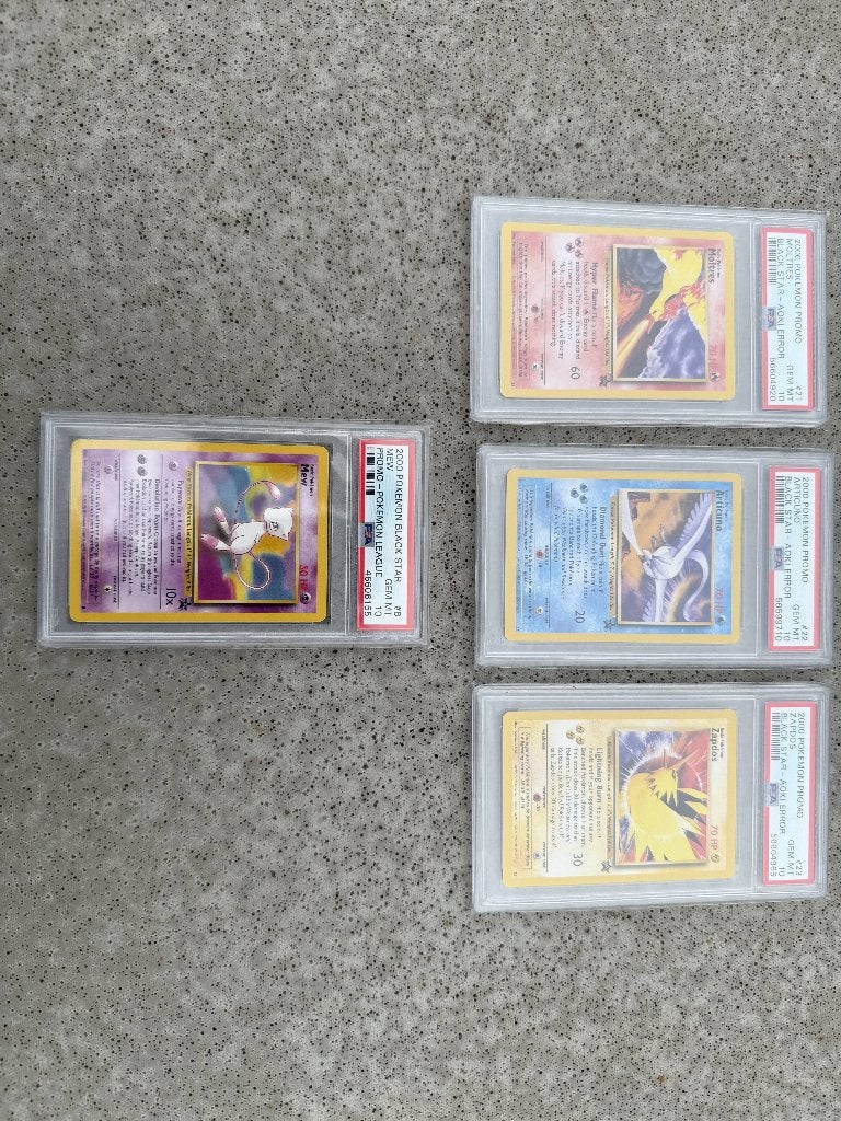 Pokémon Black Star Promo Set PSA 10 GEM MINT, Ophalen, Zo goed als nieuw, Meerdere kaarten, Foil
