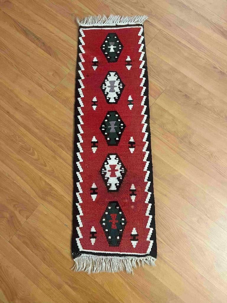Vintage kelim kleed met foam mat 102/33 cm, Minder dan 50 cm, Gebruikt, 100 tot 150 cm, Etten-Leur