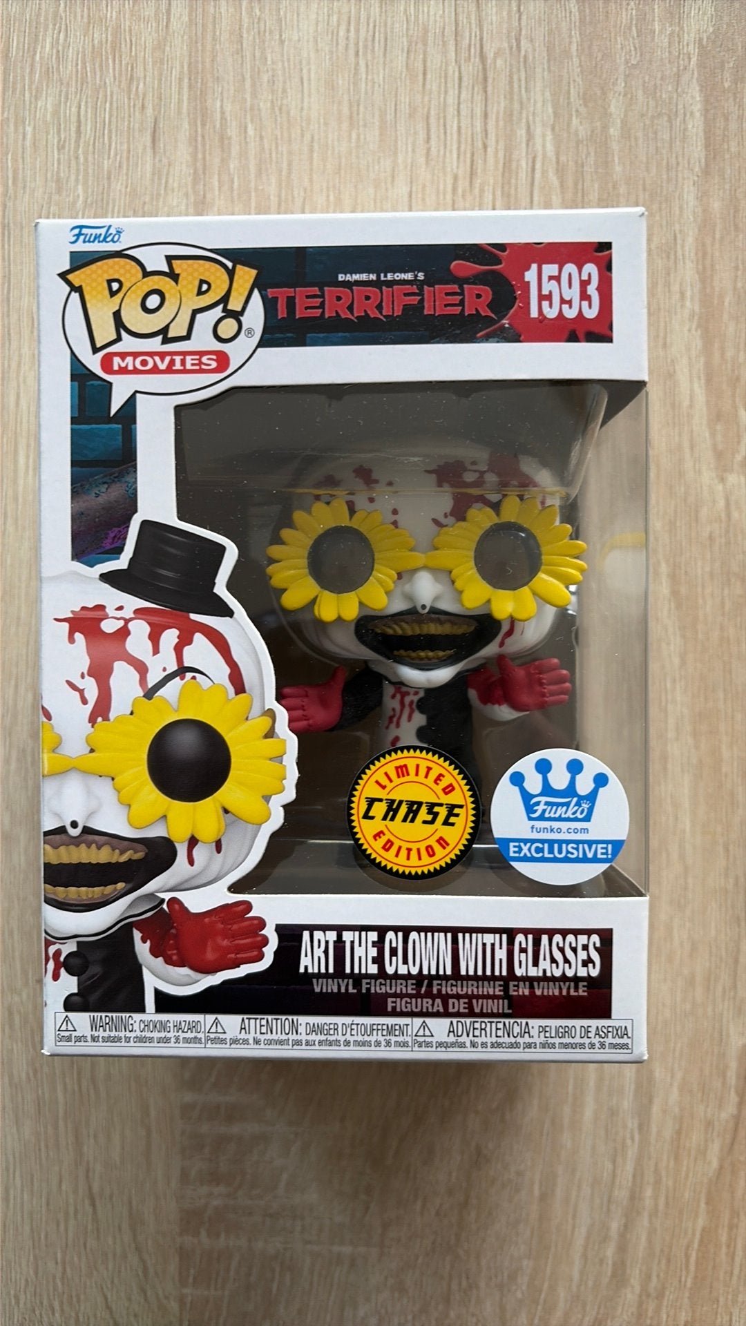 Art the Clown with glasses FUNKO (CHASE) 1593, Verzamelen, Poppetjes en Figuurtjes, Ophalen of Verzenden, Nieuw