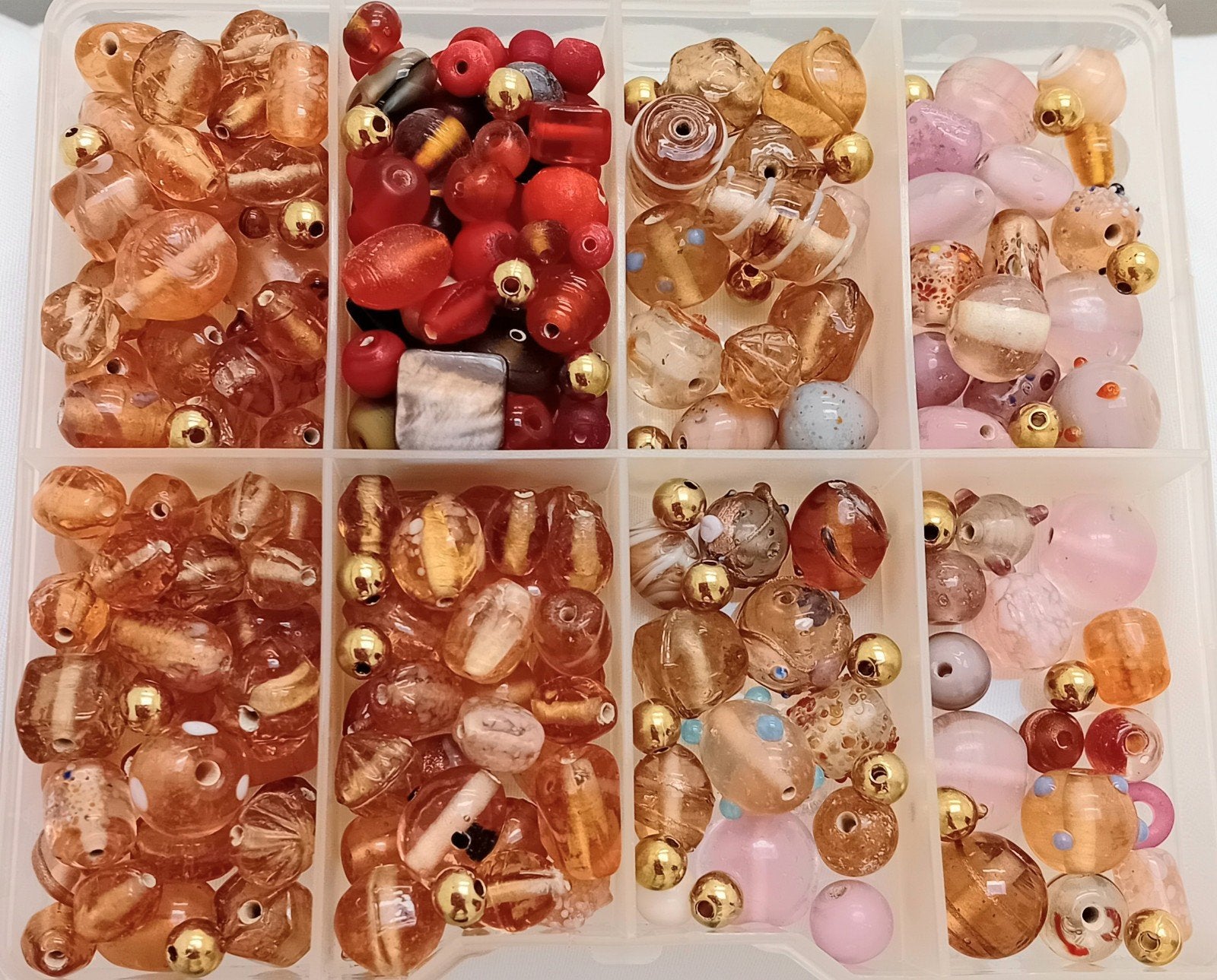 glaskralen mix, Ophalen of Verzenden, Nieuw, Kraal