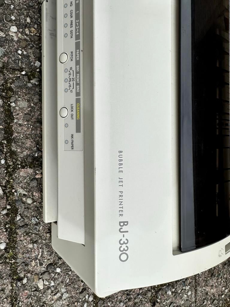 Canon Bubble Jet Printer BJ-330, Computers en Software, Printers, Gebruikt, Printer, Inkjetprinter, Zwart-en-wit printen, Ophalen of Verzenden