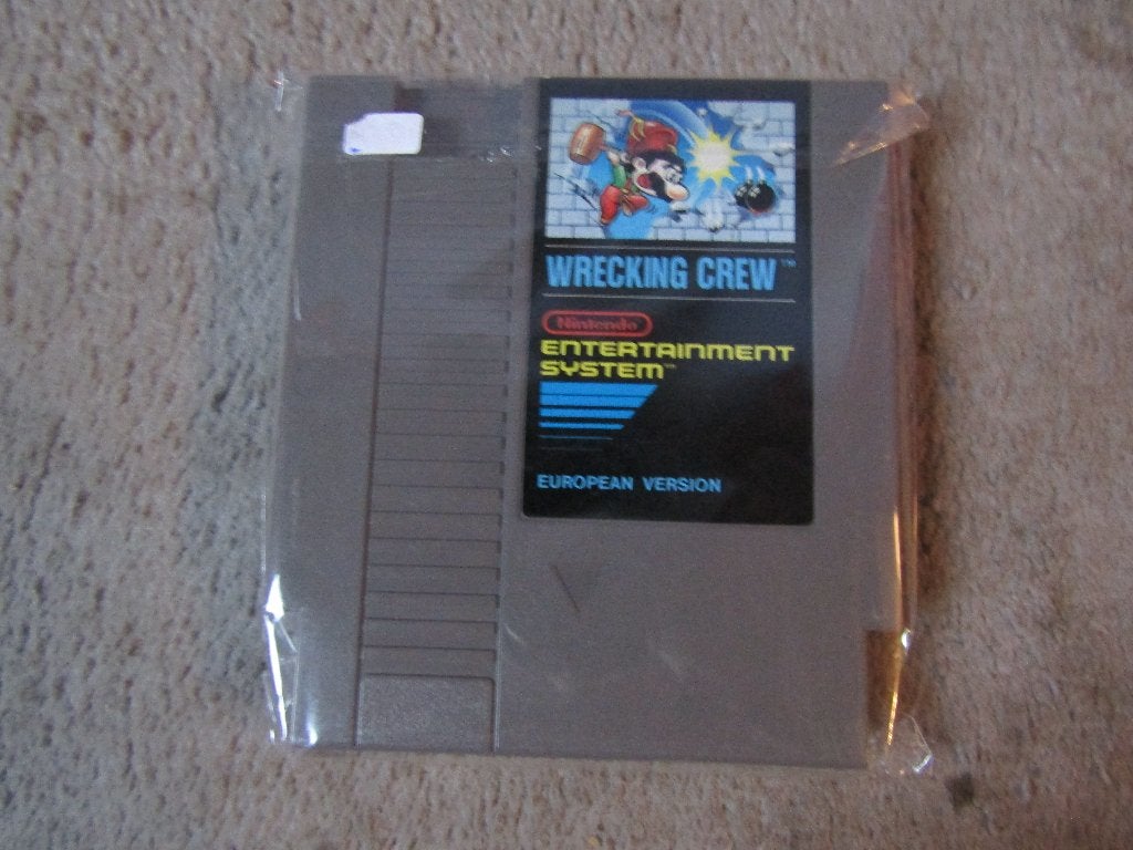 NES spel: Wrecking crew in plastic, Spelcomputers en Games, Puzzel en Educatief, Gebruikt, 1 speler, Ophalen of Verzenden
