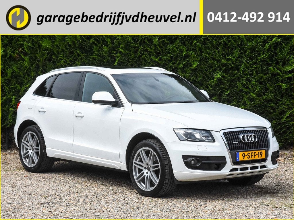 Audi Q5 2.0 TFSI / Revisie motor en automaatbak ! /zwart lee, Auto's, Automaat, Euro 5, Gebruikt, Zwart