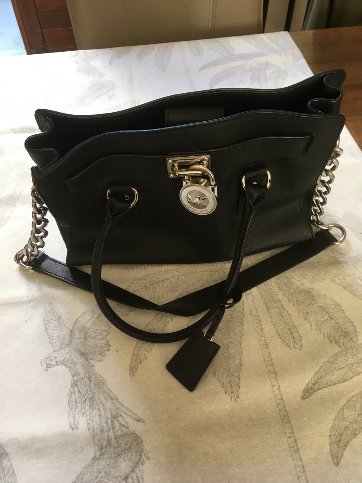 Zwarte Michael Kors damestas, Ophalen of Verzenden, Zo goed als nieuw, Zwart, Shopper