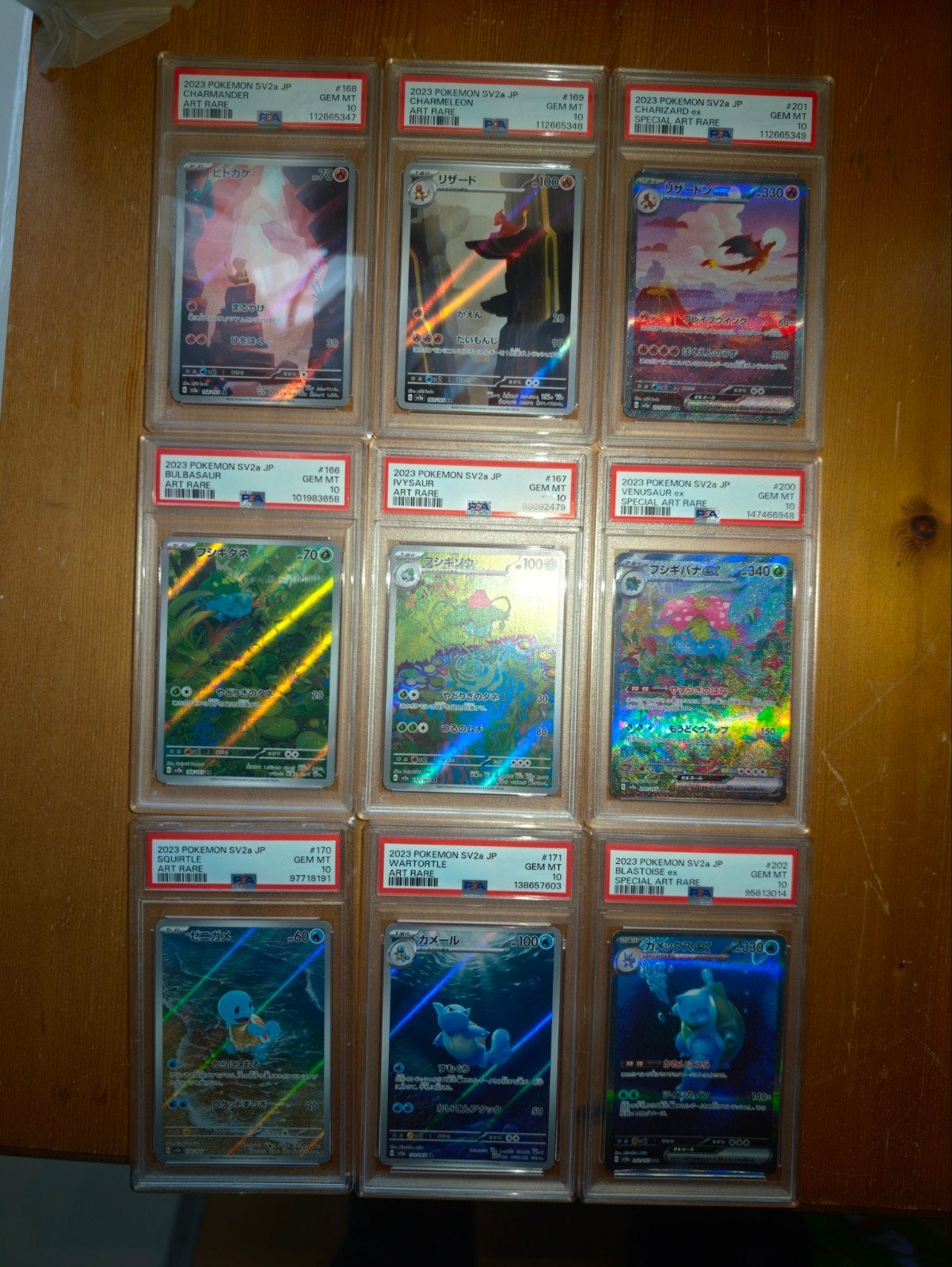 Pokémon PSA 10: SV2A starters + evolution, Verzamelen, Speelgoed, Nieuw, Ophalen of Verzenden