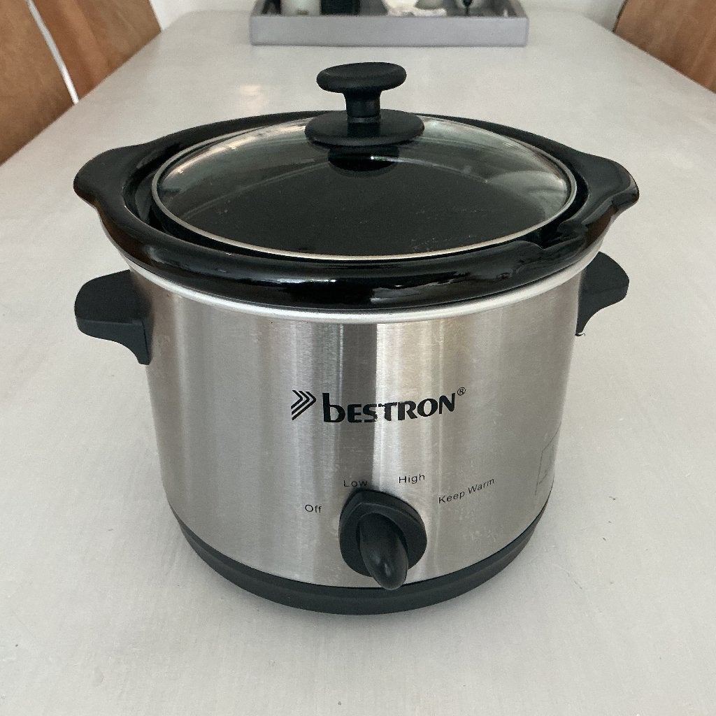 Bestron Slowcooker 1,5 liter - Compact en Handig, Witgoed en Apparatuur, Slowcookers, Ophalen, Vaatwasmachinebestendig, Zo goed als nieuw