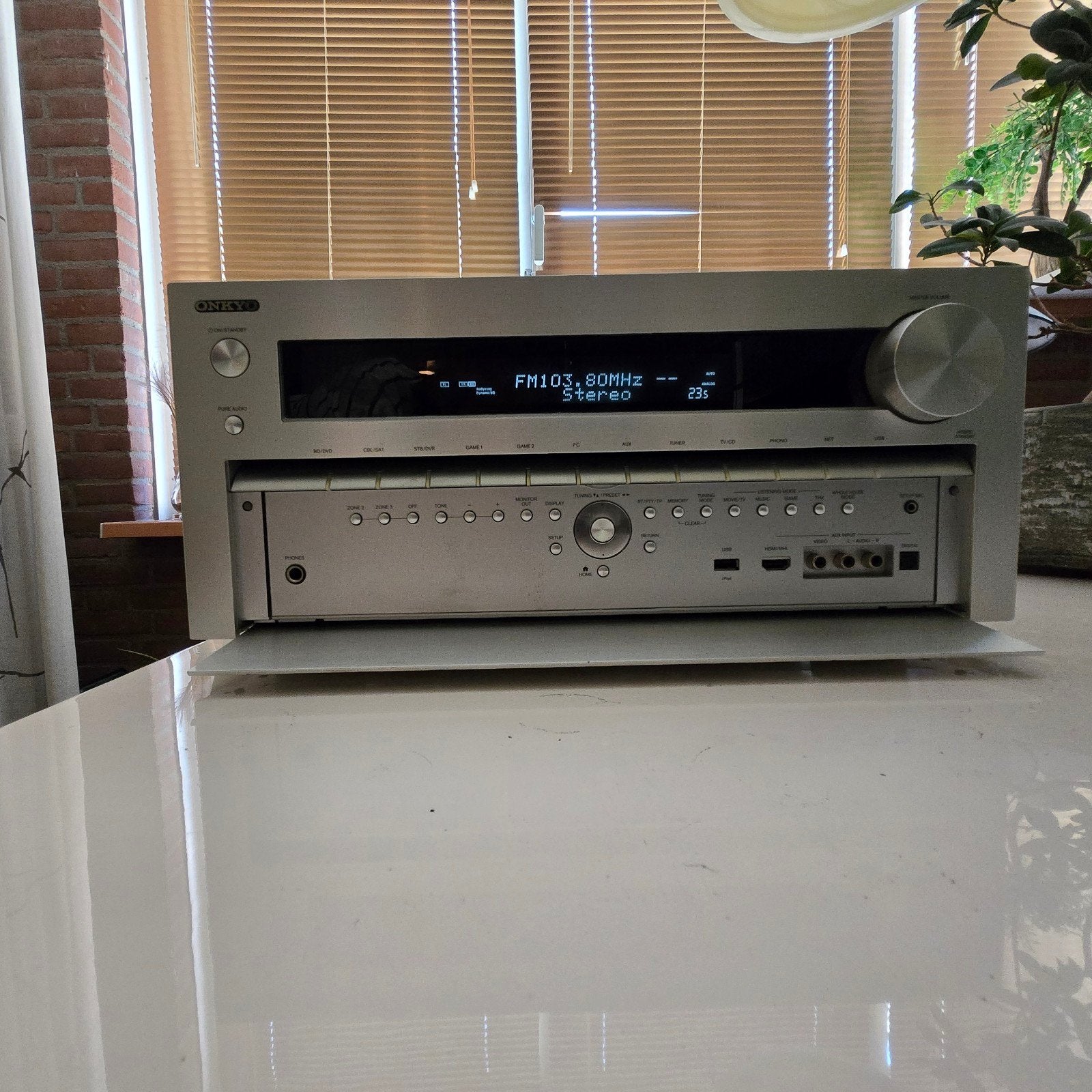 Te koop: Onkyo TX-NR818 AV-receiver - 7.2-kanaals, Ophalen, Gebruikt, 120 watt of meer, Onkyo