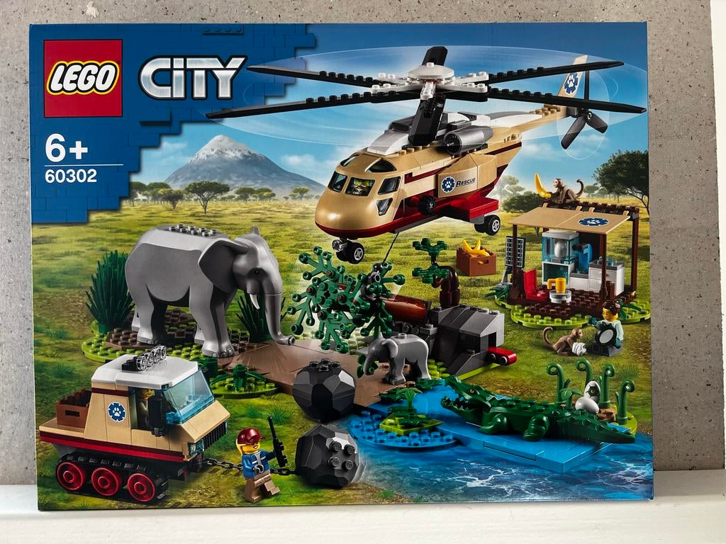 ✅ LEGO City 60302 Redding van de wilde dieren, Ophalen of Verzenden, Nieuw, Complete set, Lego