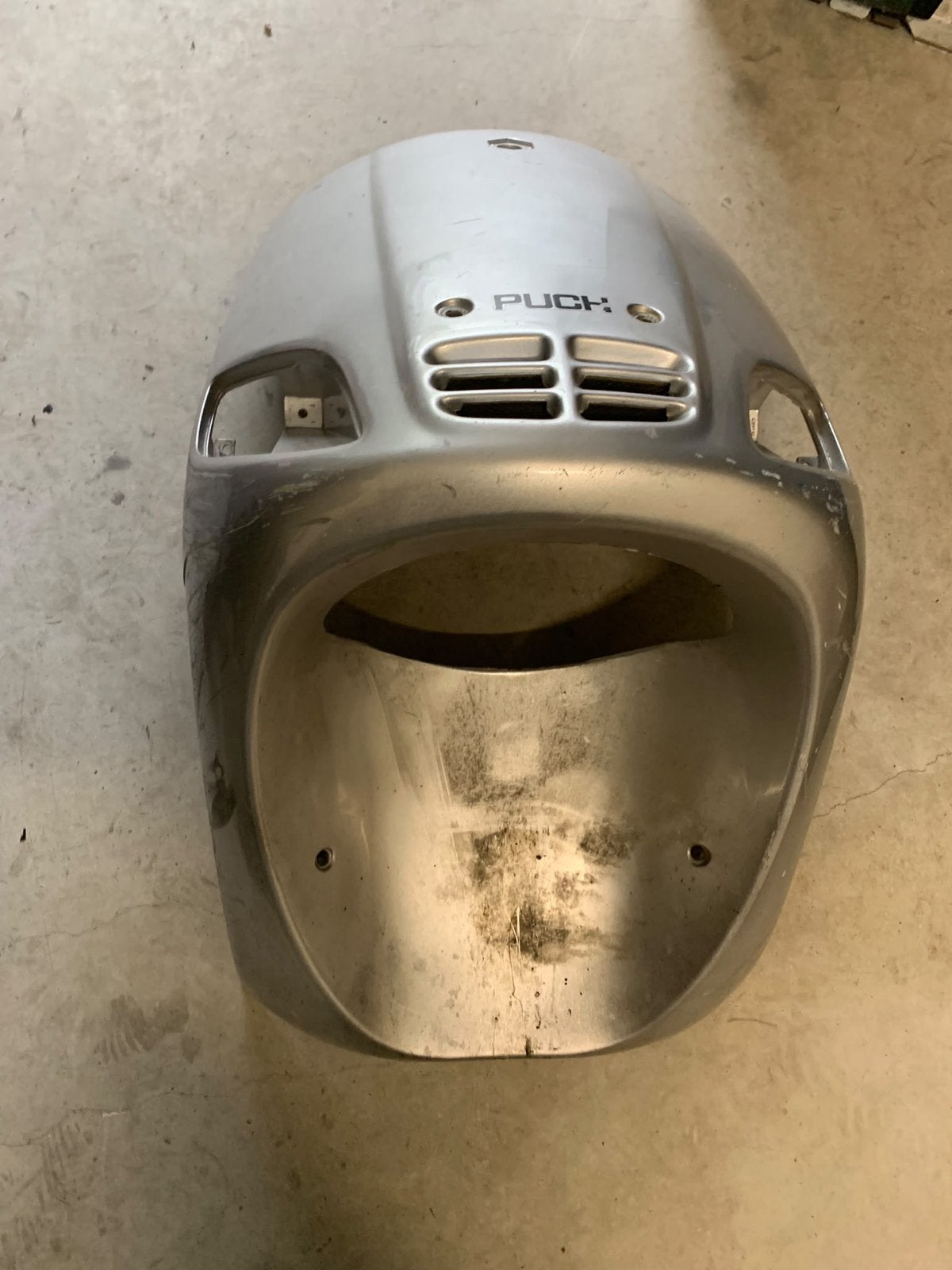 Piaggio Zip Type 3 Voorkap Grijs (Val-schade), Ophalen of Verzenden, M, M, M