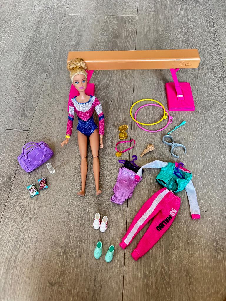 Barbie Gymnastics (Incl. accessoires), Ophalen, Gebruikt, Barbie