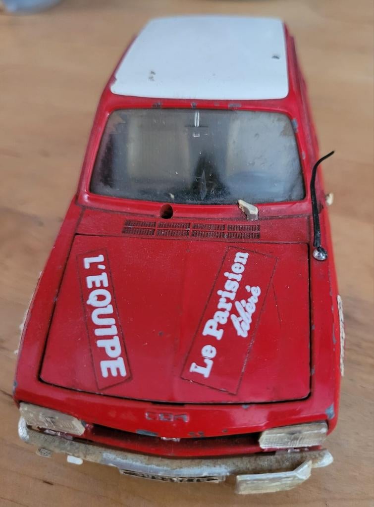 Tour de France auto l'equipe le parisien libéré 19 x 6 cm, Ophalen of Verzenden, Overige merken