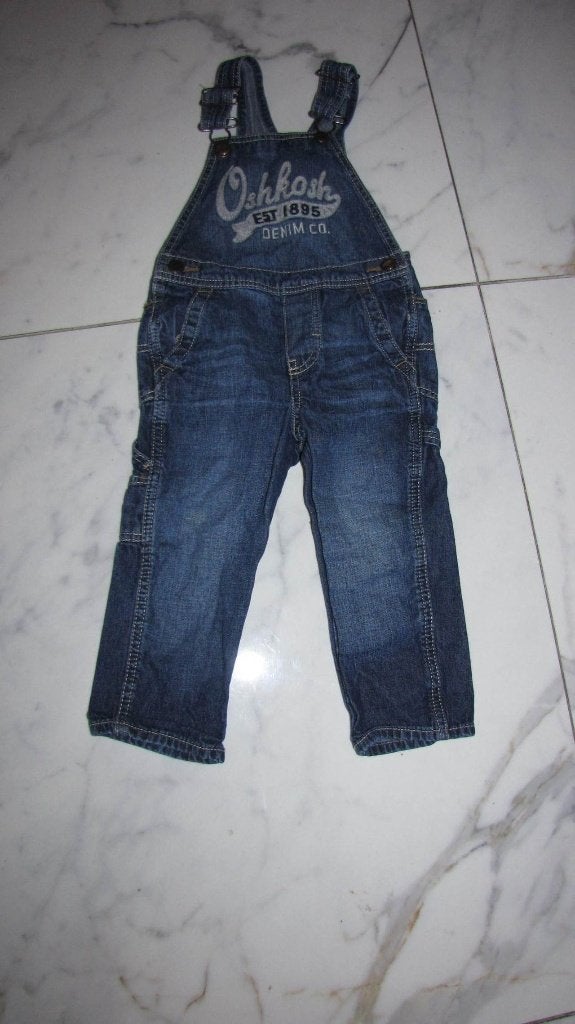 92 OSHKOSH jeans tuinbroek, Ophalen of Verzenden, Zo goed als nieuw, Jongen, Broek