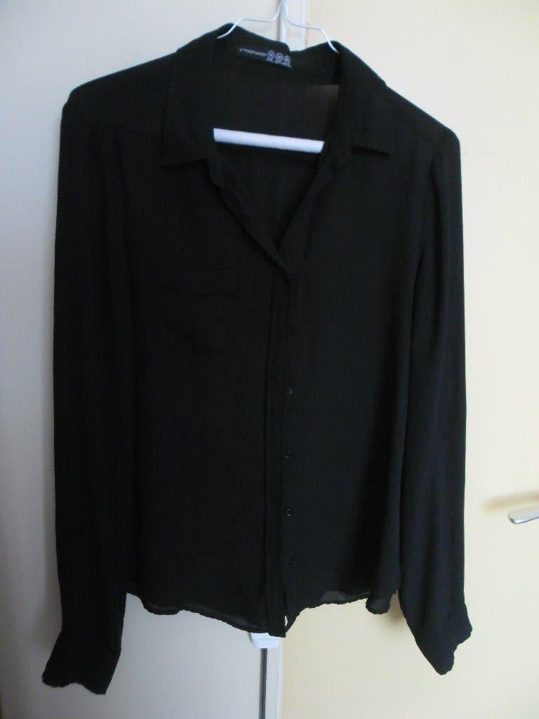 z.g.a.n. zwarte dames blouse. Maat S, Atmosphere, Zwart, Ophalen of Verzenden, Zo goed als nieuw