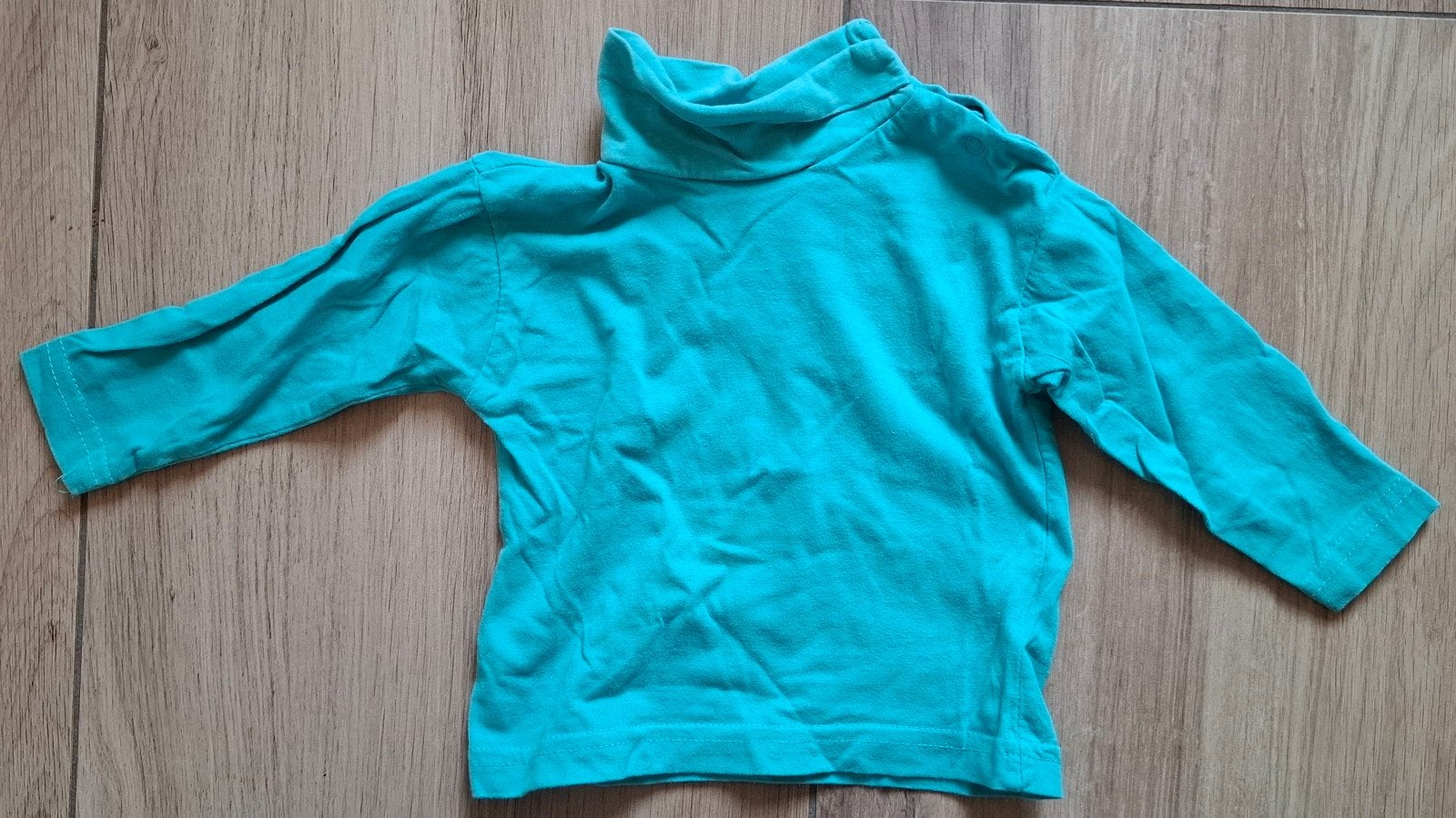 Turquoise coltrui maat 74, Kinderen en Baby's, Babykleding | Maat 74, Ophalen of Verzenden, Zo goed als nieuw, Jongetje of Meisje