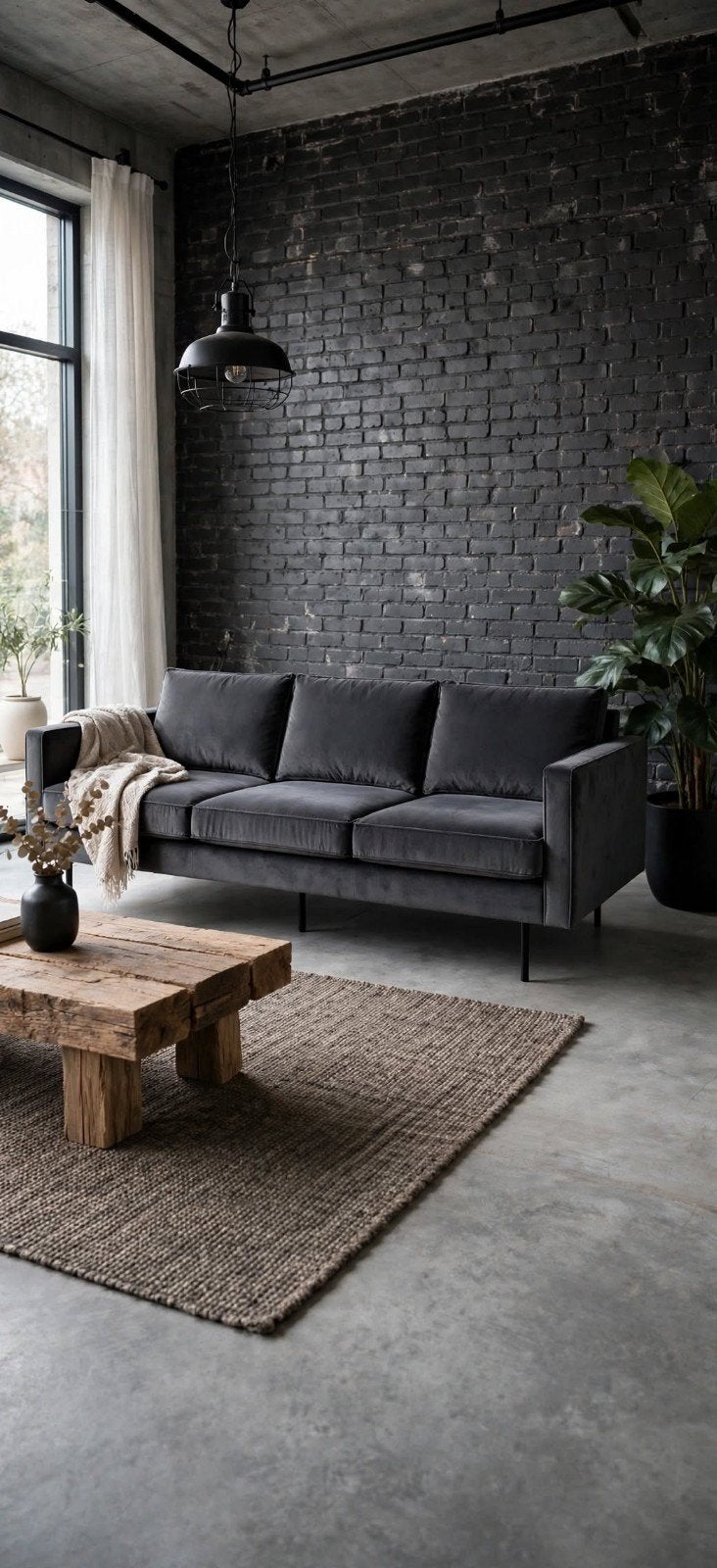 Woood Rodeo 3-Zits Bank Velvet Antraciet - 277cm - In goede, Huis en Inrichting, Ophalen, 75 tot 100 cm, Zo goed als nieuw, Metaal