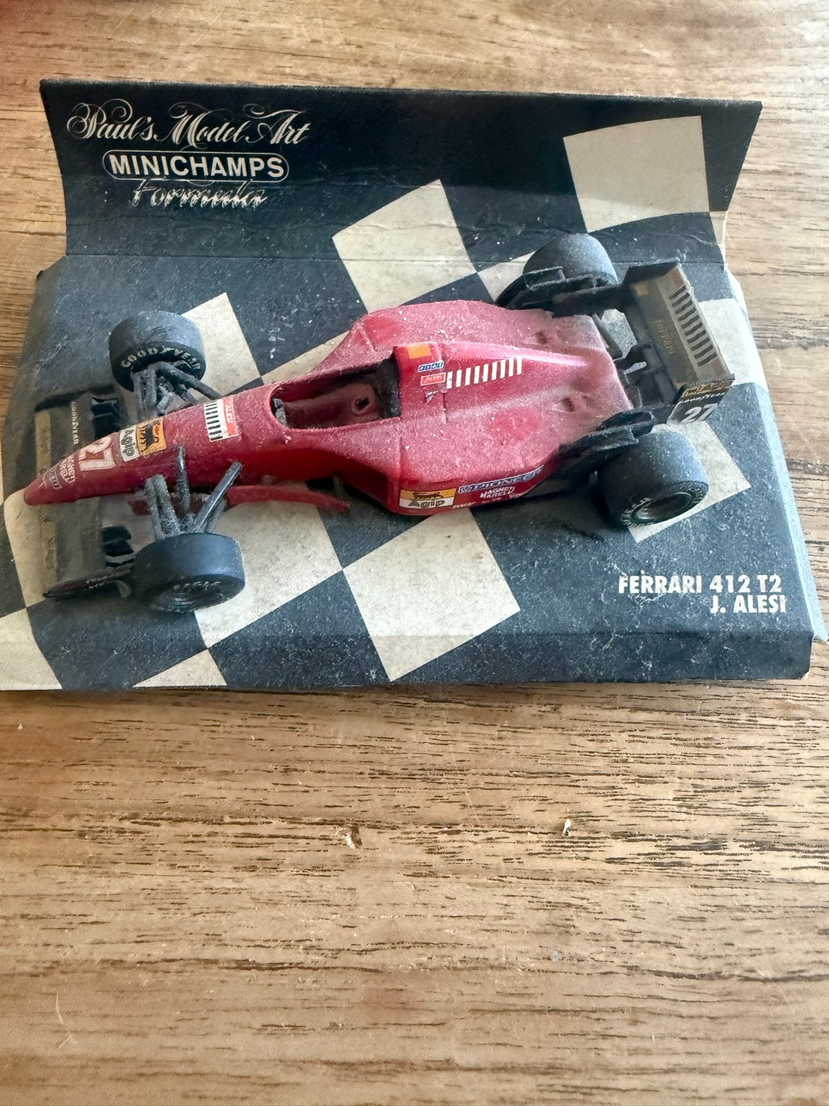 Minichamps Ferrari 412 T2 J. Alesi Formule 1 modelauto, Ophalen, Gebruikt, Auto, MiniChamps