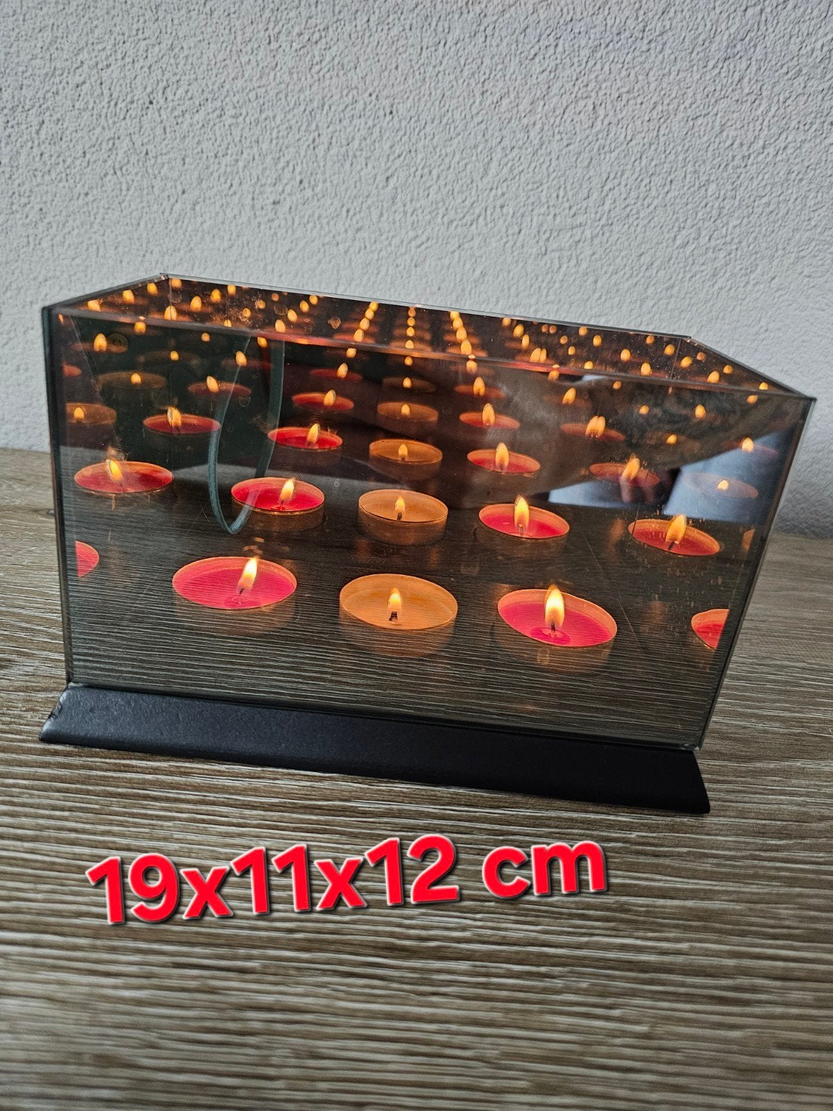 infinity waxinelichthouder, waxinelicht, kaarsenhouder, Ophalen, Gebruikt, 12 cm, Waxinelichthouder