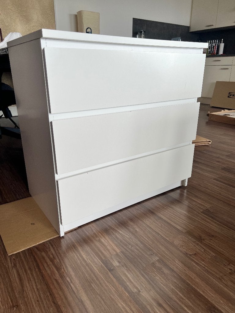 Malm ladekast *binnenkort niet meer verkrijgbaar bij IKEA, Ophalen, Gebruikt, 50 tot 100 cm, 3 of 4 laden