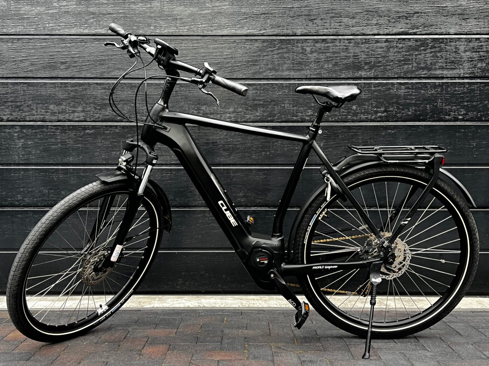 Elektrische fiets cube kathmandu bosch cx heren, 28 inch, Gebruikt, Vering, 10 tot 15 versnellingen