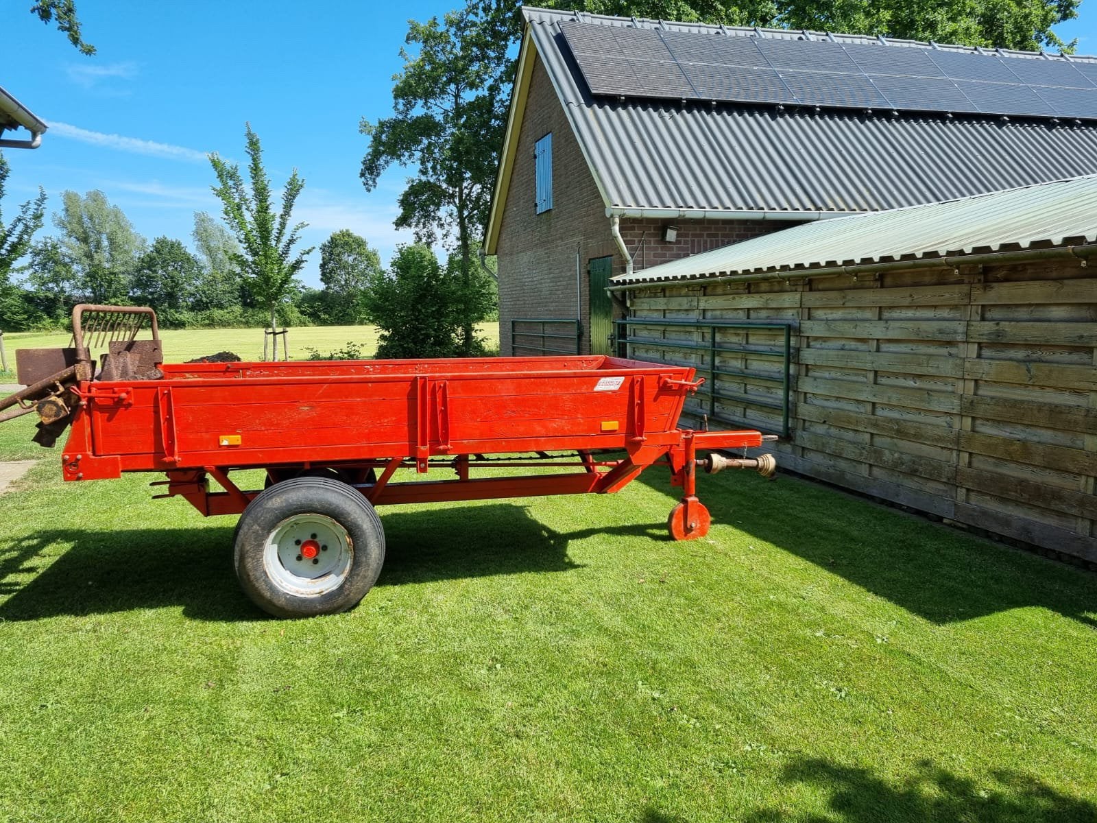 Mooie goed werkende mestwagen te koop, Ophalen, Veehouderij