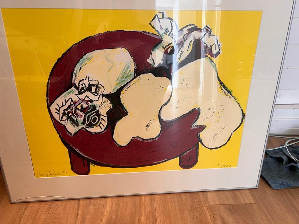 Jan Sierhuis - Kleurrijke zeefdruk '00 - 51/200, Ophalen