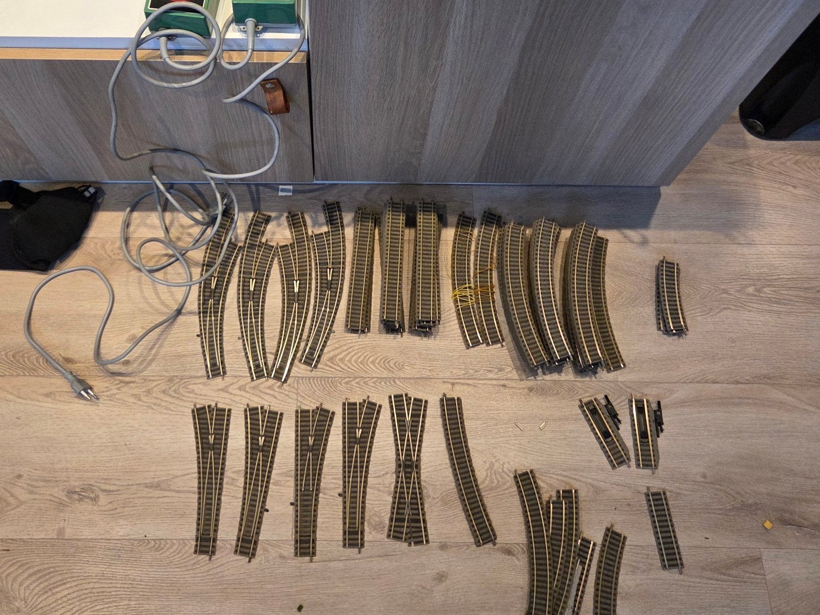 Fleischmann Profi Rails met 2 trafo's, Hobby en Vrije tijd, Modeltreinen | H0, Ophalen of Verzenden, Gelijkstroom, Rails, Fleischmann