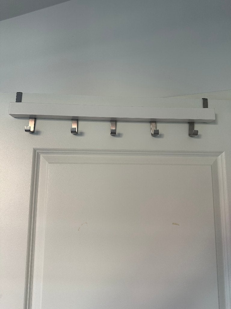 IKEA Hanger for door/wall, white, Zo goed als nieuw, Minder dan 100 cm, Hout, Ophalen