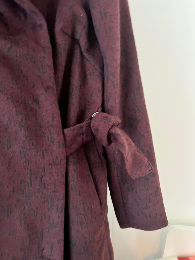 Mantel maat 38 nieuw, Kleding | Dames, Ophalen of Verzenden, Nieuw, Maat 38/40 (M), Paars
