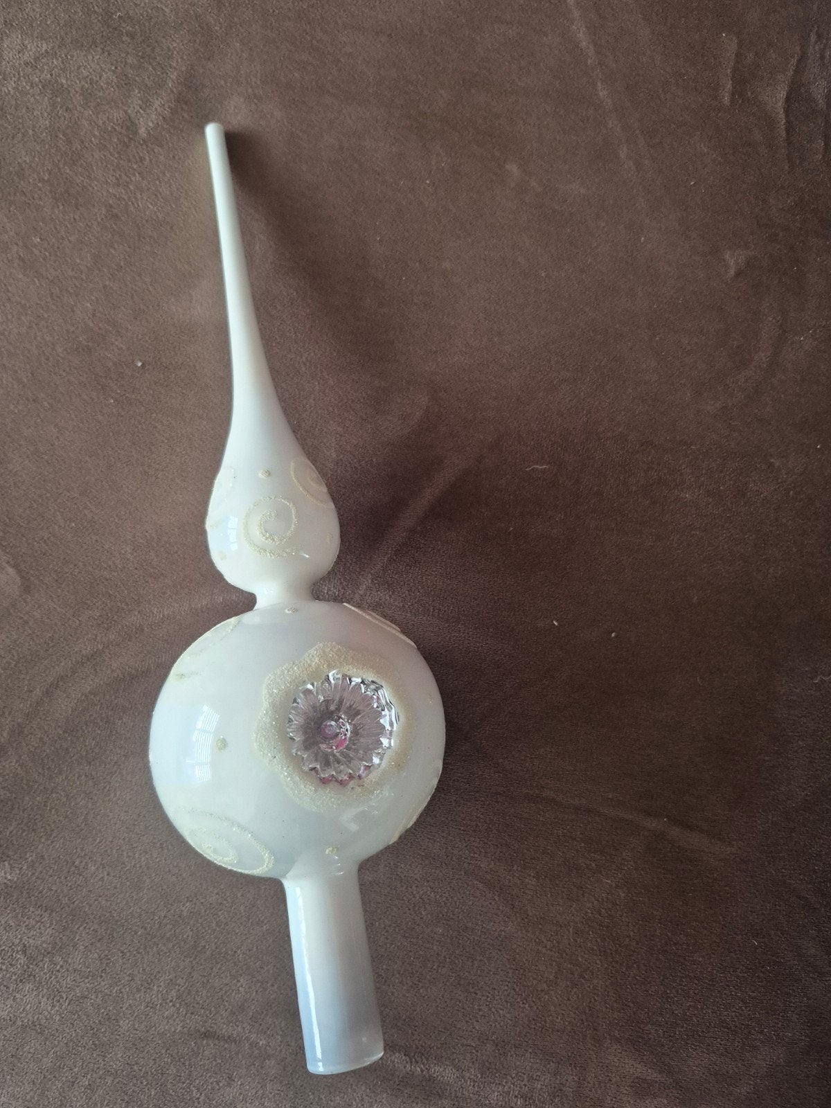 kerstballen en piek, Ophalen of Verzenden, Zo goed als nieuw