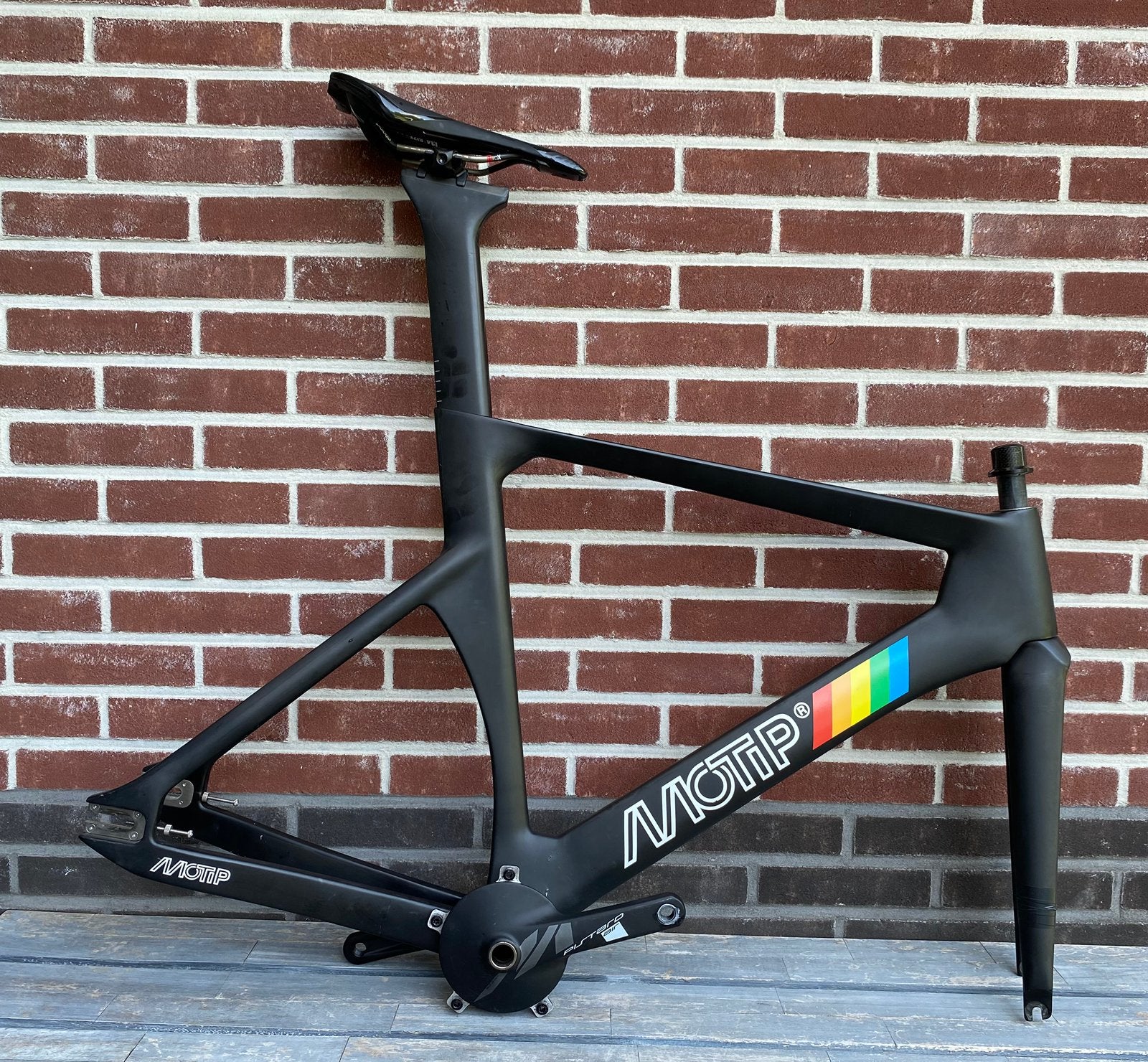 Baanframe Lightcarbon maat 57, Gebruikt, Carbon, Heren, 57 tot 61 cm