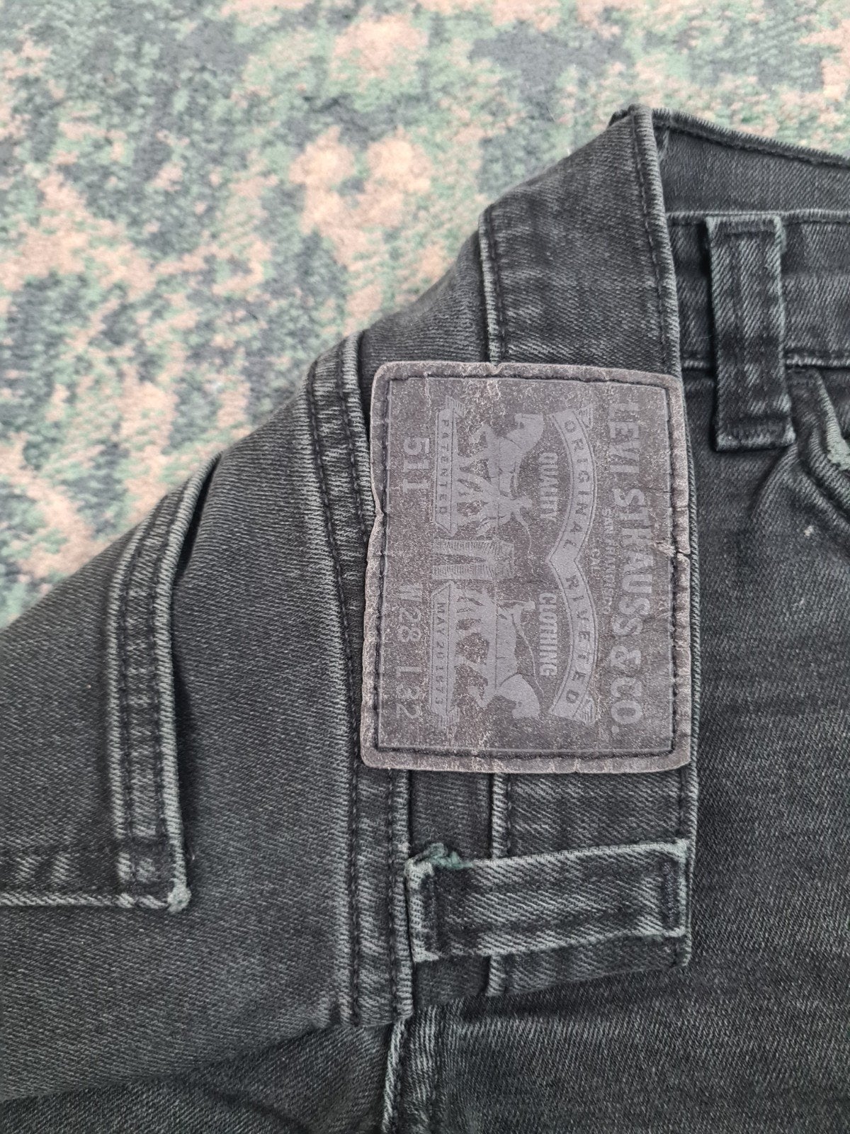 Levi's 511 straight W28 L30 Dames Tulsi2830 Zwart Mid-rise, Zwart, Ophalen of Verzenden, Zo goed als nieuw, W28 - W29 (confectie 36)