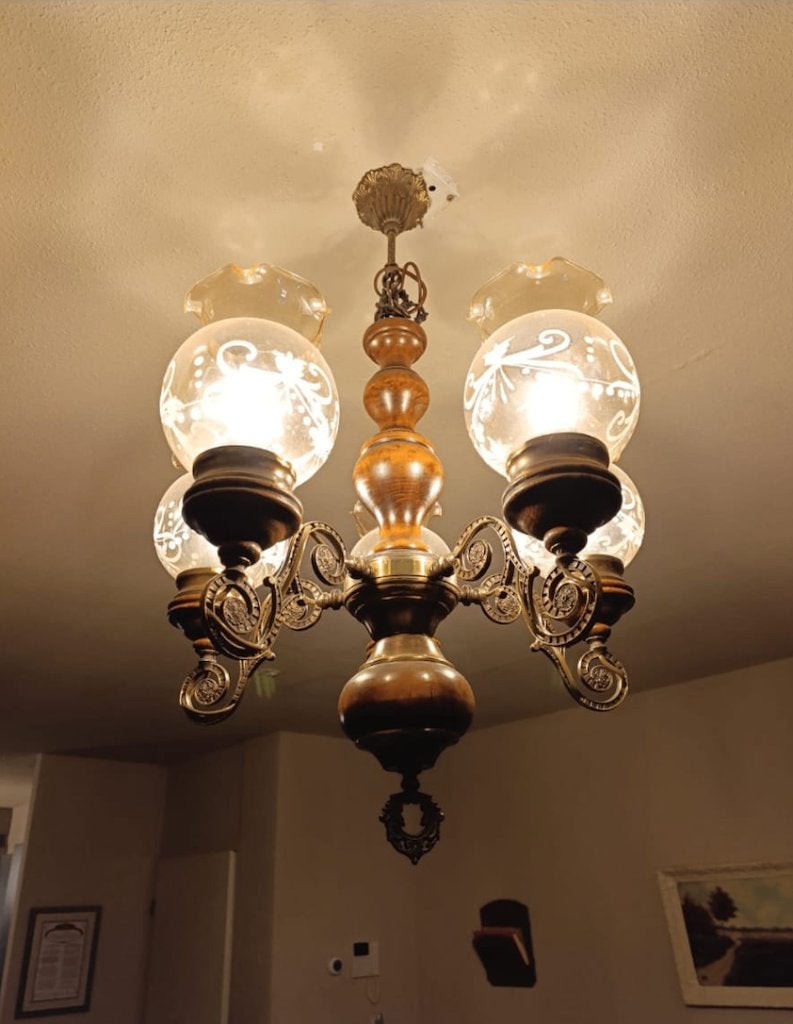 Antieke hanglamp, Antiek en Kunst, Ophalen