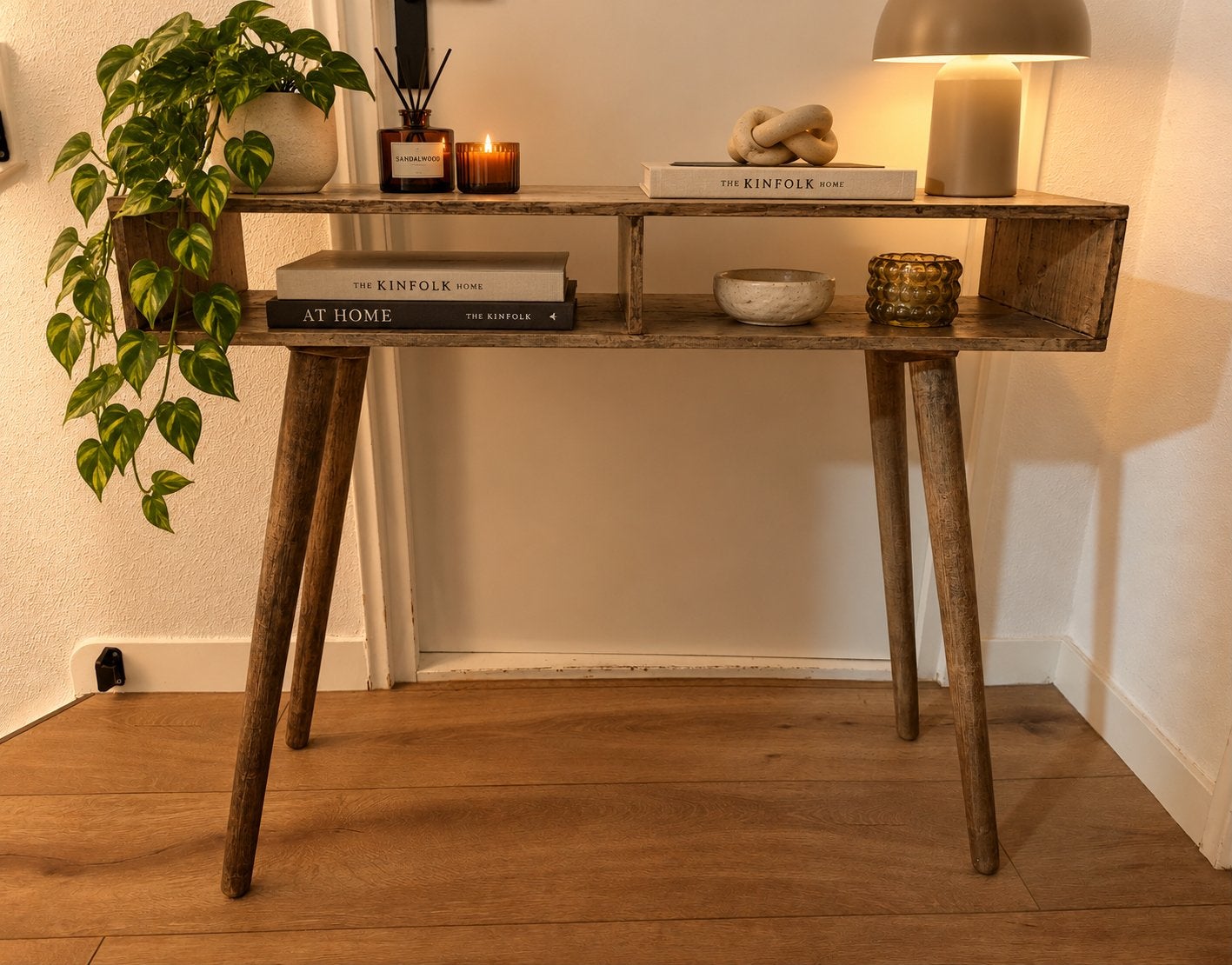 Mooi houten tafeltje, perfect voor elke ruimte!, Ophalen, Zo goed als nieuw, 75 cm of meer, 60 cm of meer