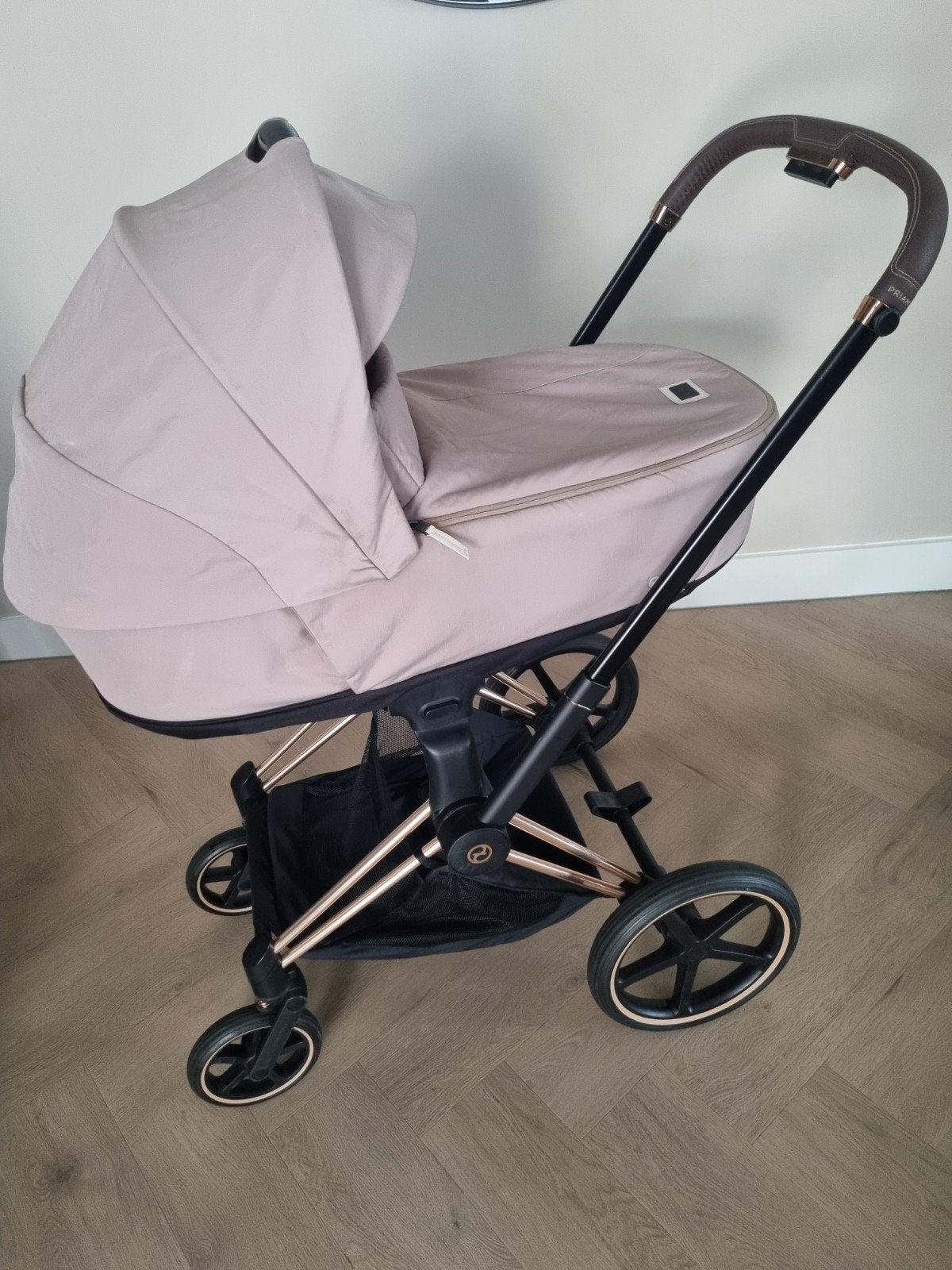 Cybex Priam Platinum Cozy Beige - Rose Gold Compleet, Ophalen