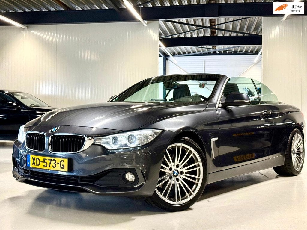 BMW 4-serie Cabrio 428i High Executive Camera|Stoelverwarm!, Auto's, BMW, Bedrijf, Te koop, 4-Serie, 360° camera, ABS, Achteruitrijcamera