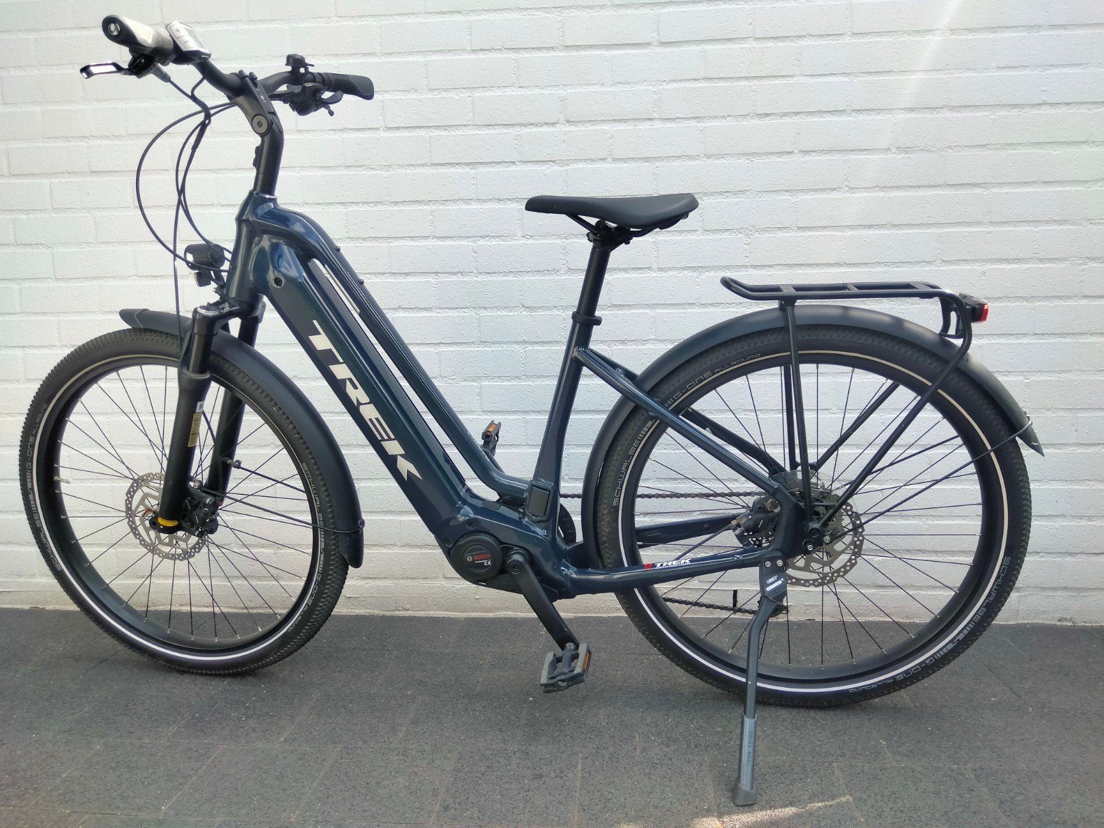 Trek Allant+ 7 E-bike met Bosch PerformanceLine CX motor, Fietsen en Brommers, Elektrische fietsen, Ophalen, Gebruikt, 50 km per accu of meer