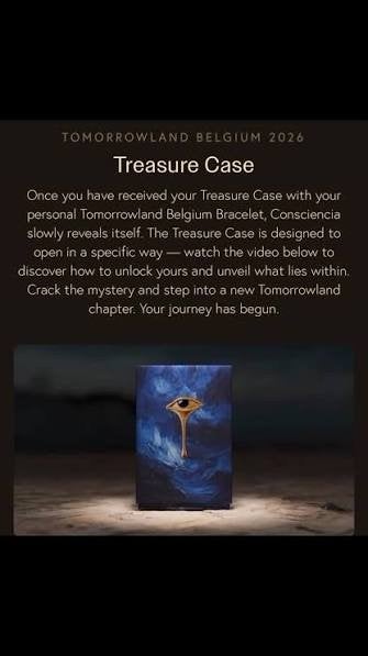 Tomorrowland 2026 treasure box gezocht, Eén persoon
