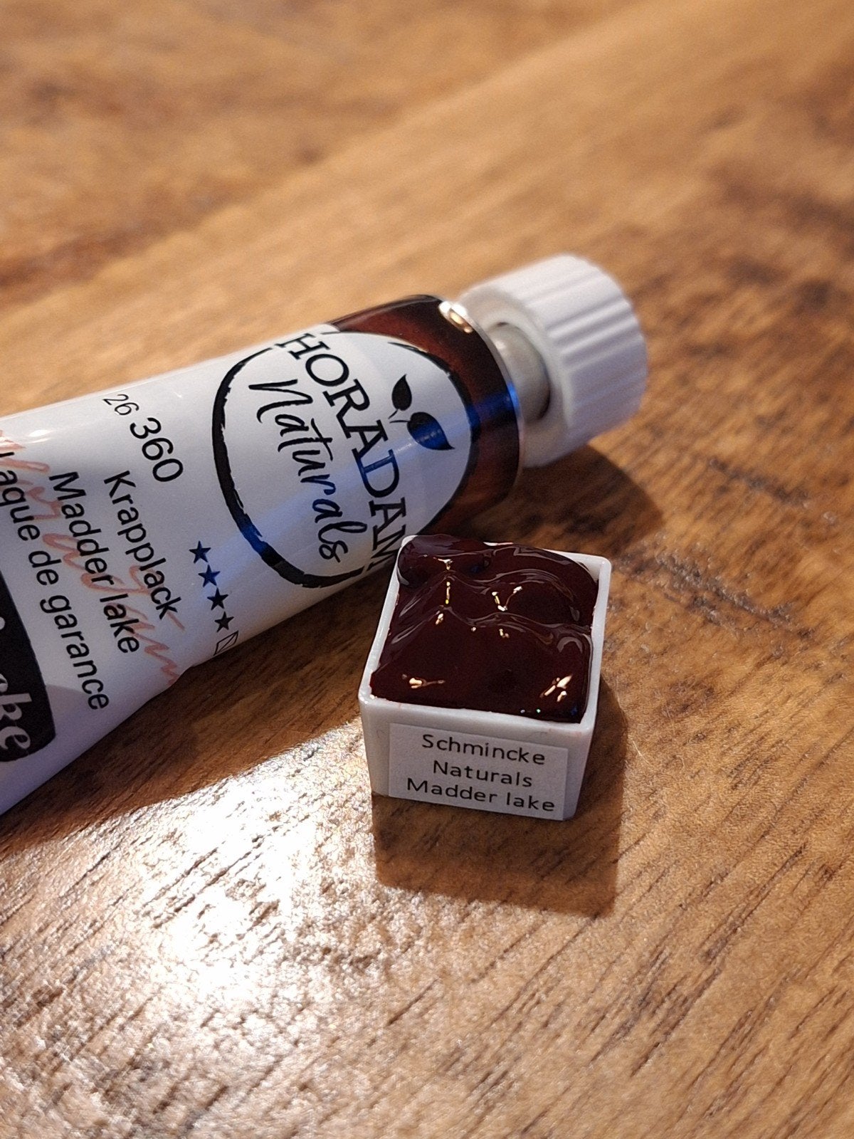 Schmincke Horadam Naturals Waterverf ½ napje Krapplack, Hobby en Vrije tijd, Schilderen, Ophalen of Verzenden, Nieuw
