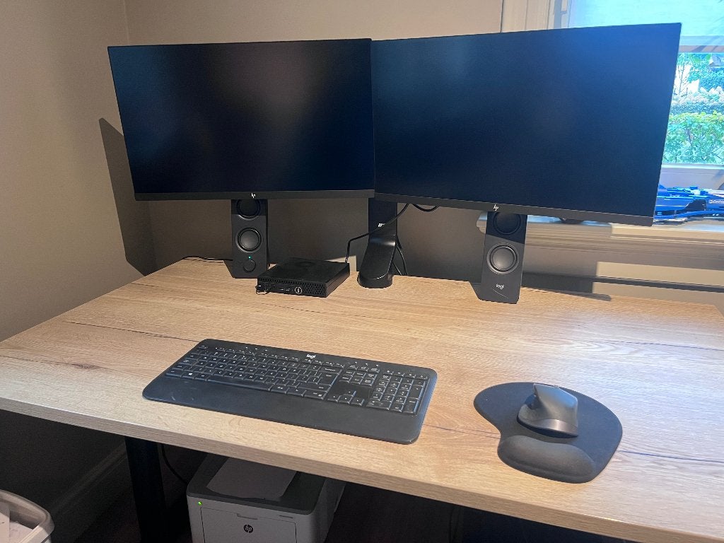 Twee monitoren + bureausteun, Computers en Software, Hp, IPS, Verzenden, Full HD