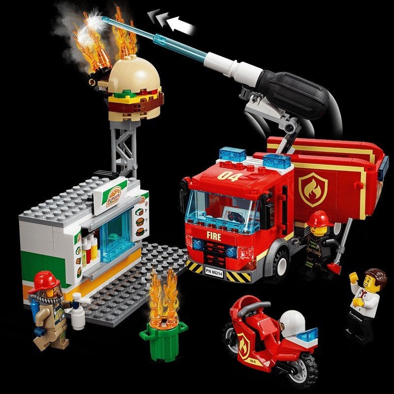 LEGO City 60214 Brandweer Reddingsactie - Een keer gebouwd, Ophalen of Verzenden, Zo goed als nieuw